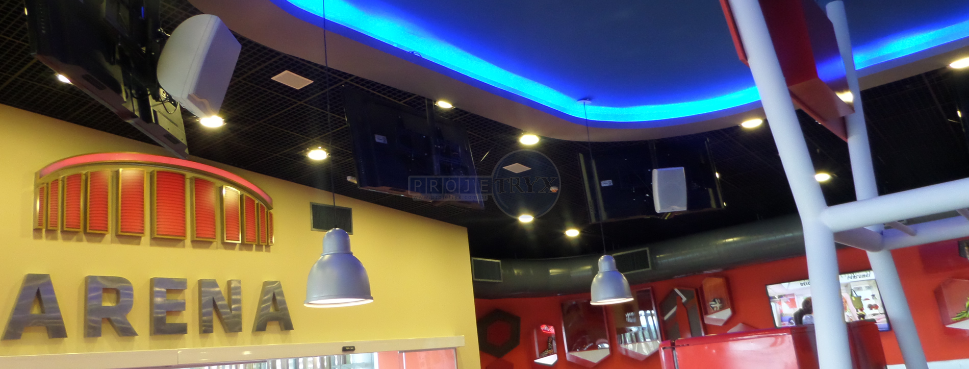 Sistema de Sonorizao Ambiente com TVs Aeroporto de JK em Braslia